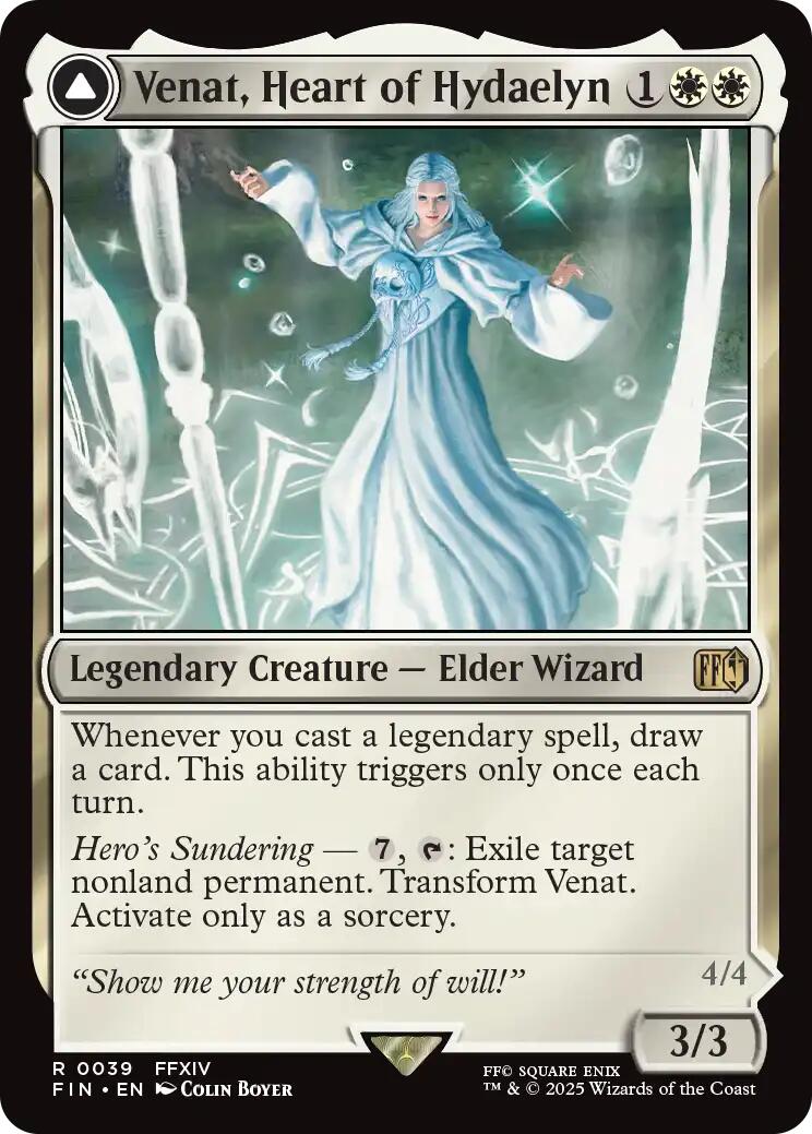 Venat, Heart of Hydaelyn // Hydaelyn, the Mothercrystal [FINAL FANTASY] | Card Merchant Takapuna