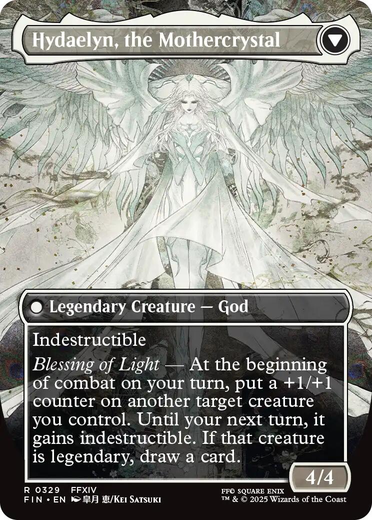 Venat, Heart of Hydaelyn // Hydaelyn, the Mothercrystal (Borderless) [FINAL FANTASY] | Card Merchant Takapuna
