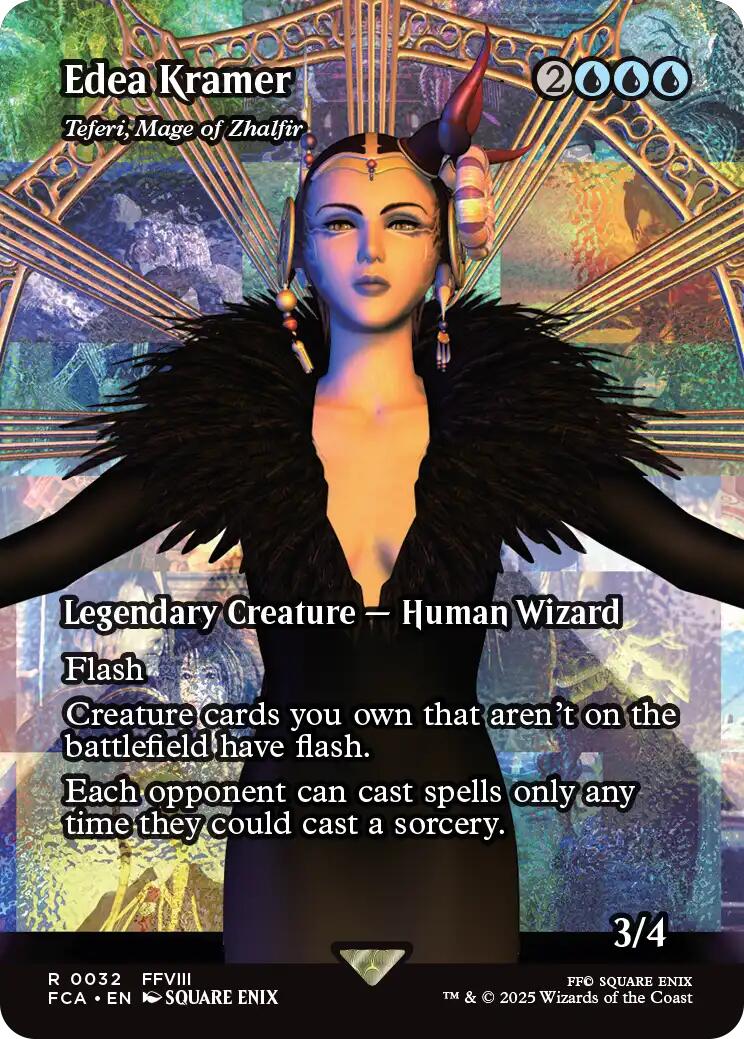 Edea Kramer - Teferi, Mage of Zhalfir (Showcase) [FINAL FANTASY : Through the Ages] | Card Merchant Takapuna
