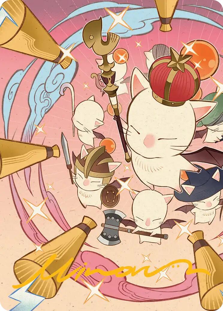Summon: Good King Mog XII Art Card (Gold-Stamped Signature) [FINAL FANTASY Art Series] | Card Merchant Takapuna