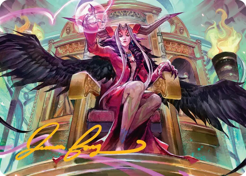 Sorceress's Schemes Art Card (Gold-Stamped Signature) [FINAL FANTASY Art Series] | Card Merchant Takapuna