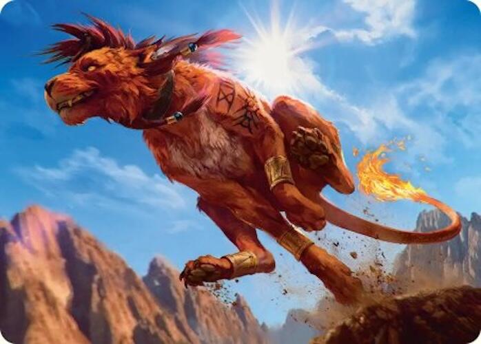 Red XIII, Proud Warrior Art Card [FINAL FANTASY Art Series] | Card Merchant Takapuna