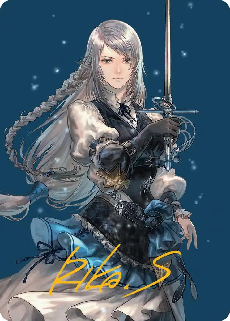 Jill, Shiva's Dominant Art Card (Gold-Stamped Signature) [FINAL FANTASY Art Series] | Card Merchant Takapuna