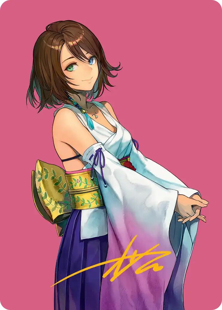 Yuna, Hope of Spira Art Card (Gold-Stamped Signature) [FINAL FANTASY Art Series] | Card Merchant Takapuna