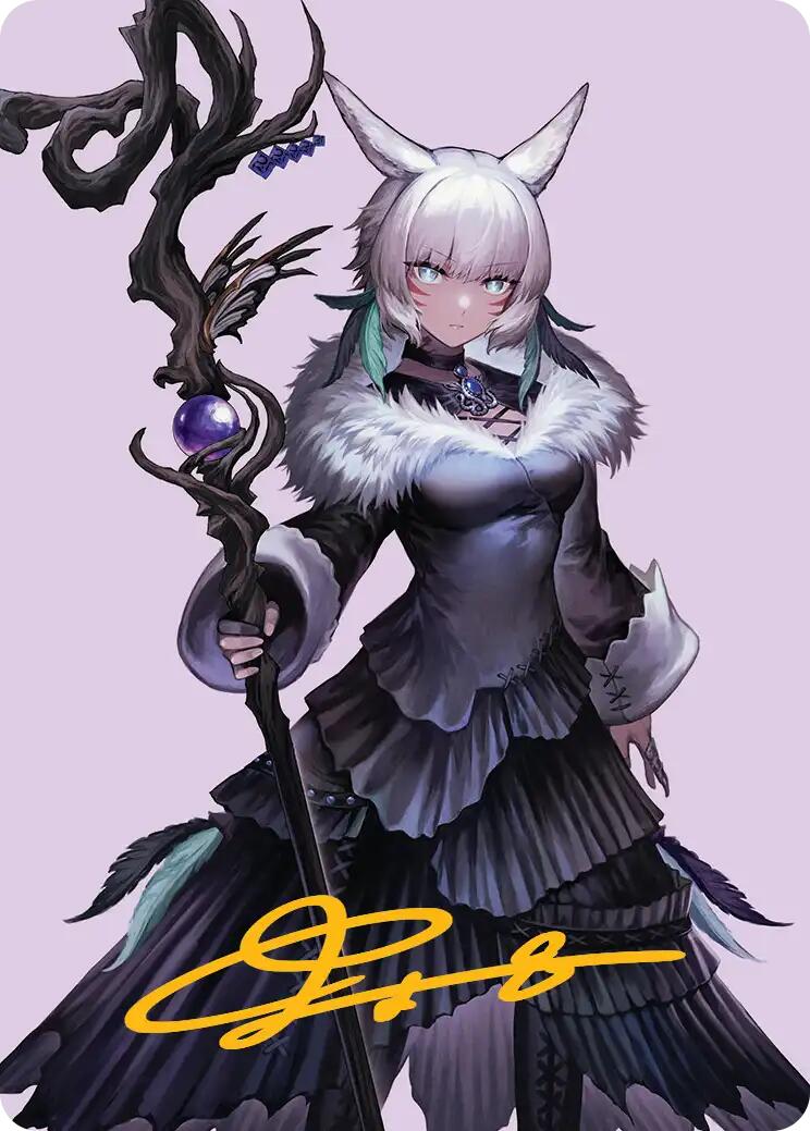 Y'shtola, Night's Blessed Art Card (53) (Gold-Stamped Signature) [FINAL FANTASY Art Series] | Card Merchant Takapuna