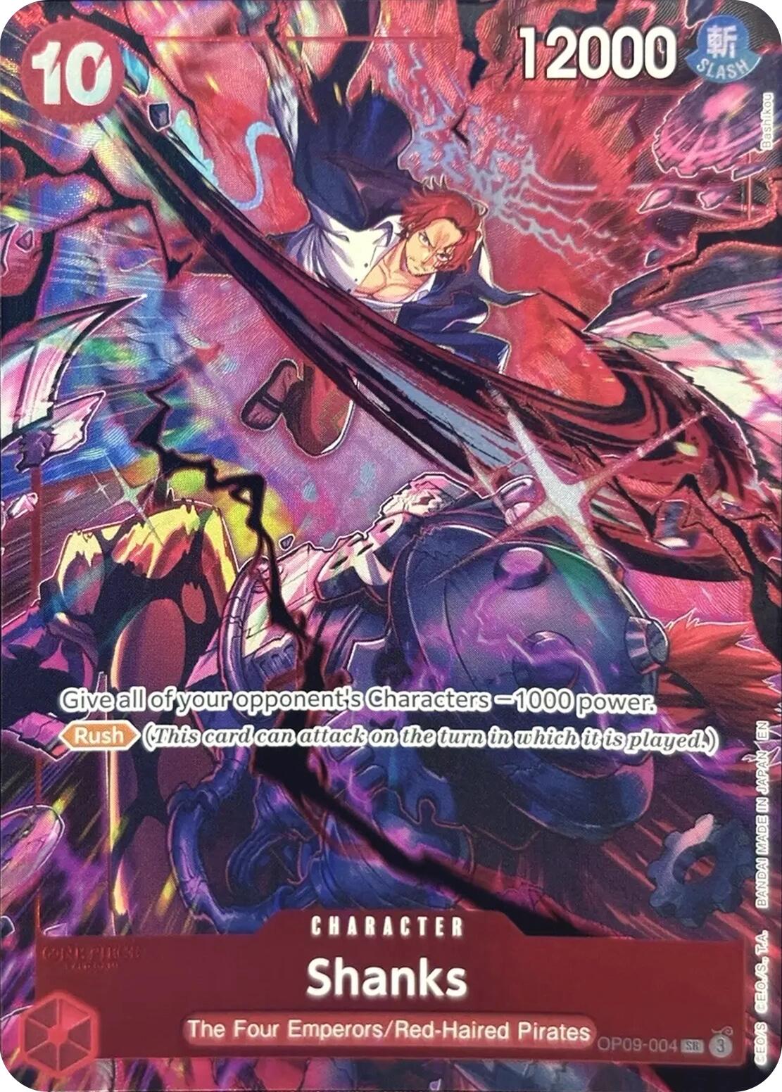 Shanks (English Version 2nd Anniversary Set) [One Piece Promotion Cards] | Card Merchant Takapuna