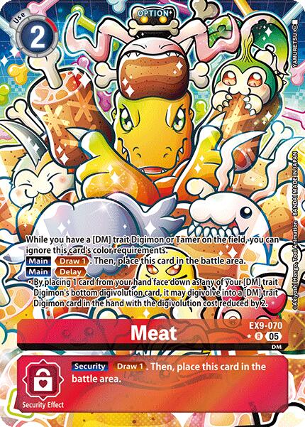 Meat [EX9-070] (Alternate Art) [Versus Monsters] | Card Merchant Takapuna