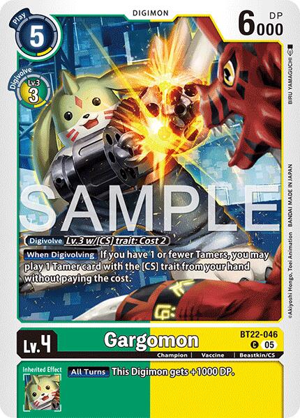 Gargomon [BT22-046] [Cyber Eden] | Card Merchant Takapuna