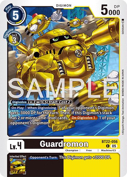 Guardromon [BT22-056] [Cyber Eden] | Card Merchant Takapuna
