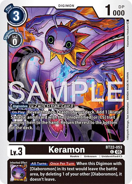 Keramon [BT22-053] [Cyber Eden] | Card Merchant Takapuna