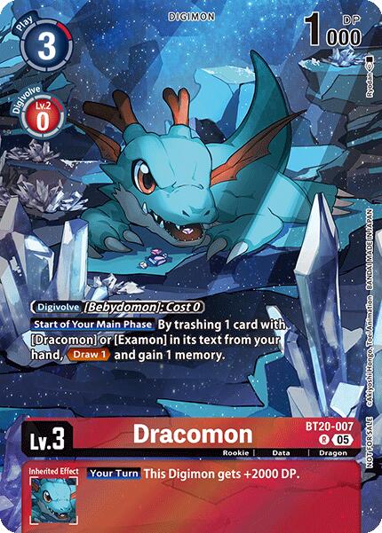 Dracomon [BT20-007] (Box Topper) [Versus Monsters] | Card Merchant Takapuna