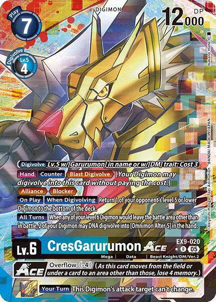 CresGarurumon ACE [EX9-020] (Alternate Art) [Versus Monsters] | Card Merchant Takapuna