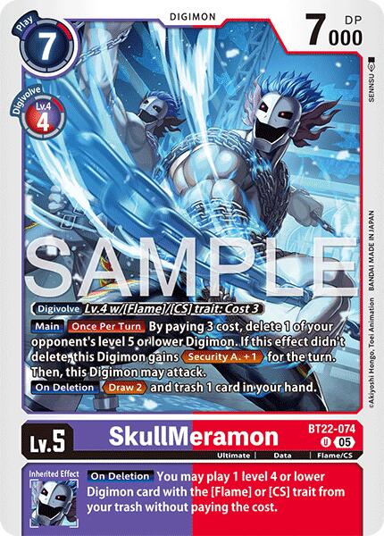 SkullMeramon [BT22-074] [Cyber Eden] | Card Merchant Takapuna