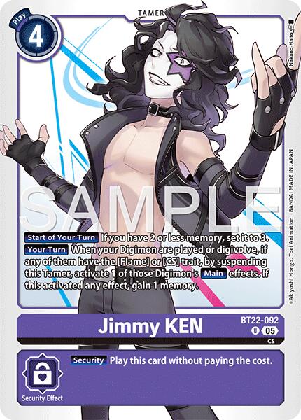 Jimmy KEN [BT22-092] [Cyber Eden] | Card Merchant Takapuna