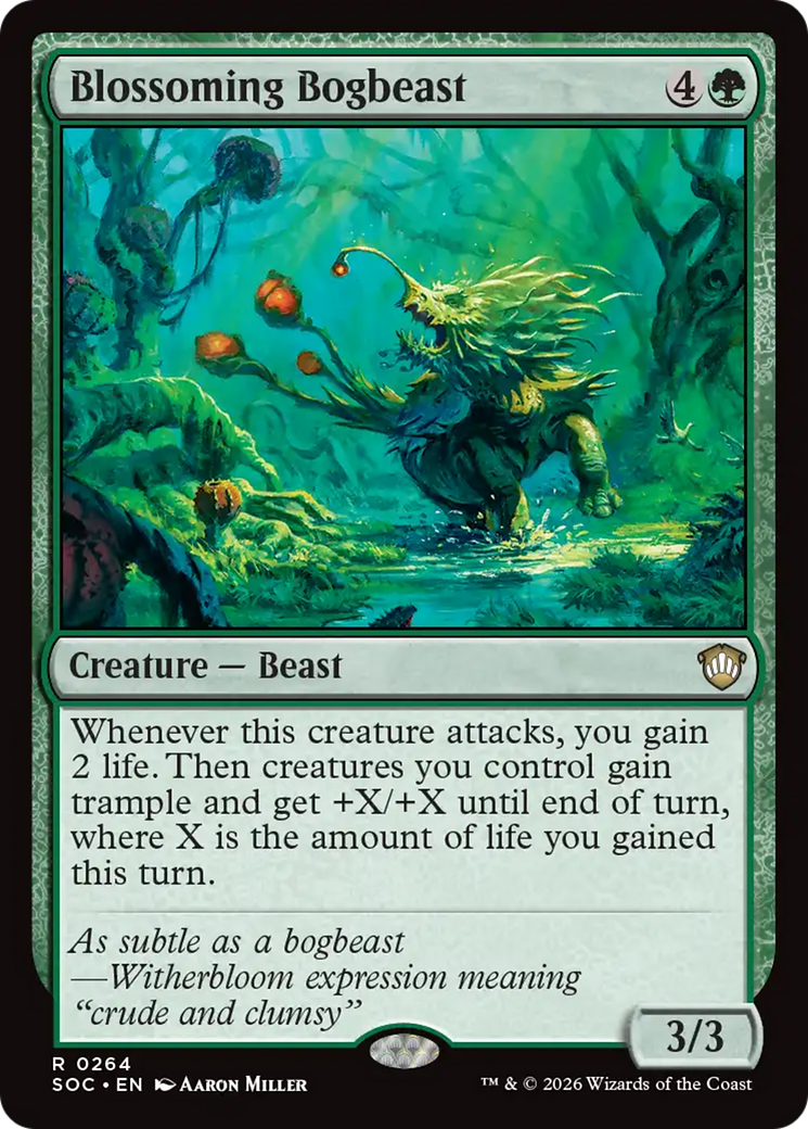 Blossoming Bogbeast [Secrets of Strixhaven Commander] | Card Merchant Takapuna