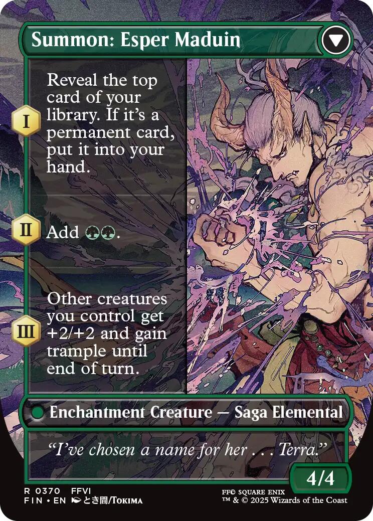Esper Origins // Summon: Esper Maduin (Borderless) [FINAL FANTASY] | Card Merchant Takapuna