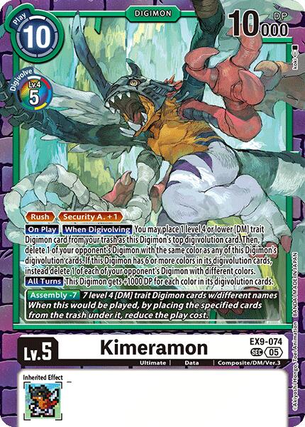 Kimeramon [EX9-074] [Versus Monsters] | Card Merchant Takapuna