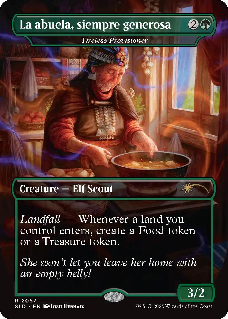 La abuela, siempre generosa - Tireless Provisioner [Secret Lair Drop Series] | Card Merchant Takapuna