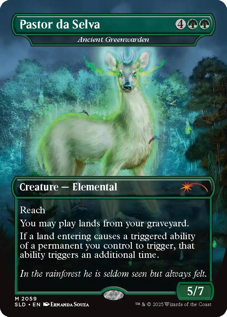 Pastor da Selva - Ancient Greenwarden [Secret Lair Drop Series] | Card Merchant Takapuna
