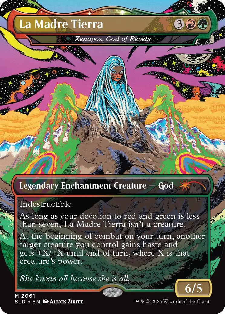 La Madre Tierra - Xenagos, God of Revels [Secret Lair Drop Series] | Card Merchant Takapuna