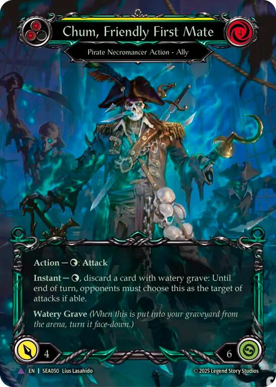 Chum, Friendly First Mate (Marvel Cold Foil) [SEA050] (High Seas)  Cold Foil | Card Merchant Takapuna