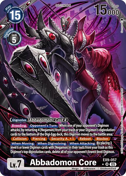 Abbadomon Core [EX9-057] (Alternate Art) [Versus Monsters] | Card Merchant Takapuna
