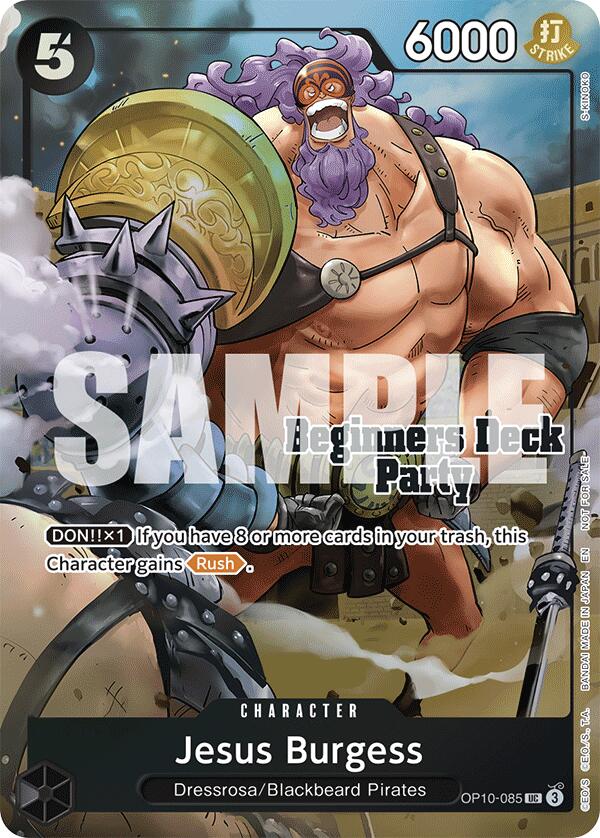 Jesus Burgess (ST-23 - ST-28 Beginners Deck Party) [Winner] [One Piece Promotion Cards] | Card Merchant Takapuna