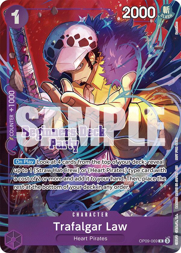 Trafalgar Law (ST-23 - ST-28 Beginners Deck Party) [Winner] [One Piece Promotion Cards] | Card Merchant Takapuna
