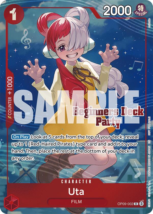 Uta (ST-23 - ST-28 Beginners Deck Party) [Winner] [One Piece Promotion Cards] | Card Merchant Takapuna