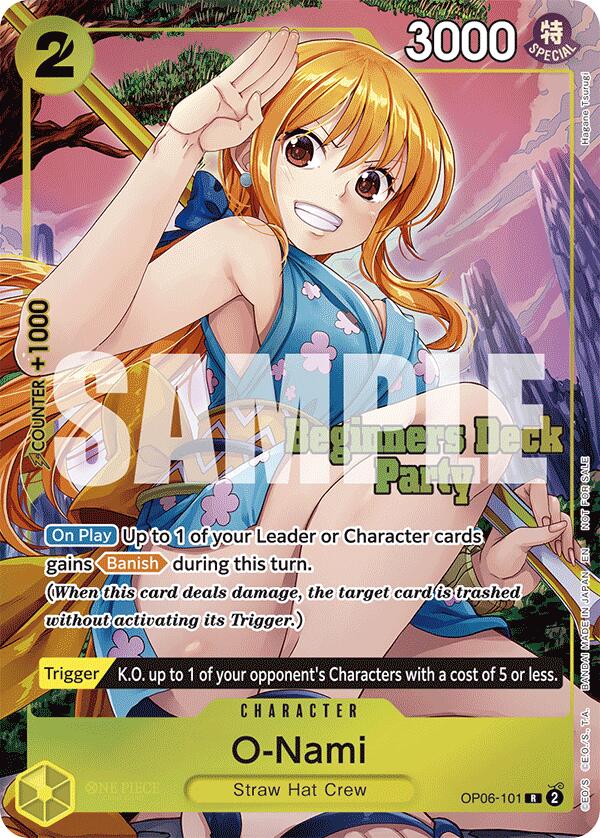 O-Nami (ST-23 - ST-28 Beginners Deck Party) [Winner] [One Piece Promotion Cards] | Card Merchant Takapuna