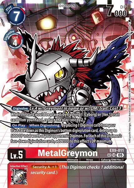 MetalGreymon [EX9-011] (SP) [Versus Monsters] | Card Merchant Takapuna