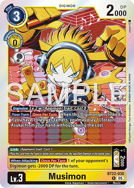 Musimon [BT22-030] [Cyber Eden] | Card Merchant Takapuna