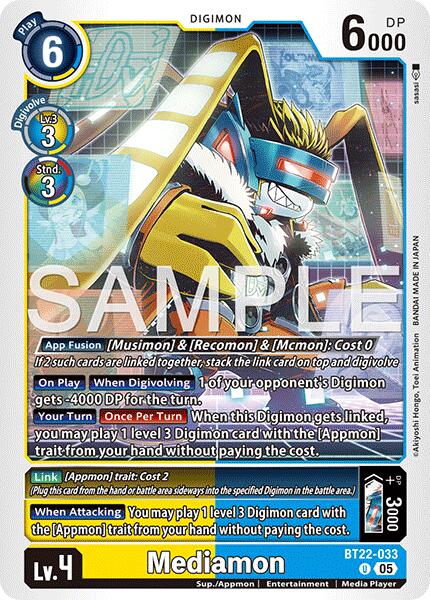 Mediamon [BT22-033] [Cyber Eden] | Card Merchant Takapuna