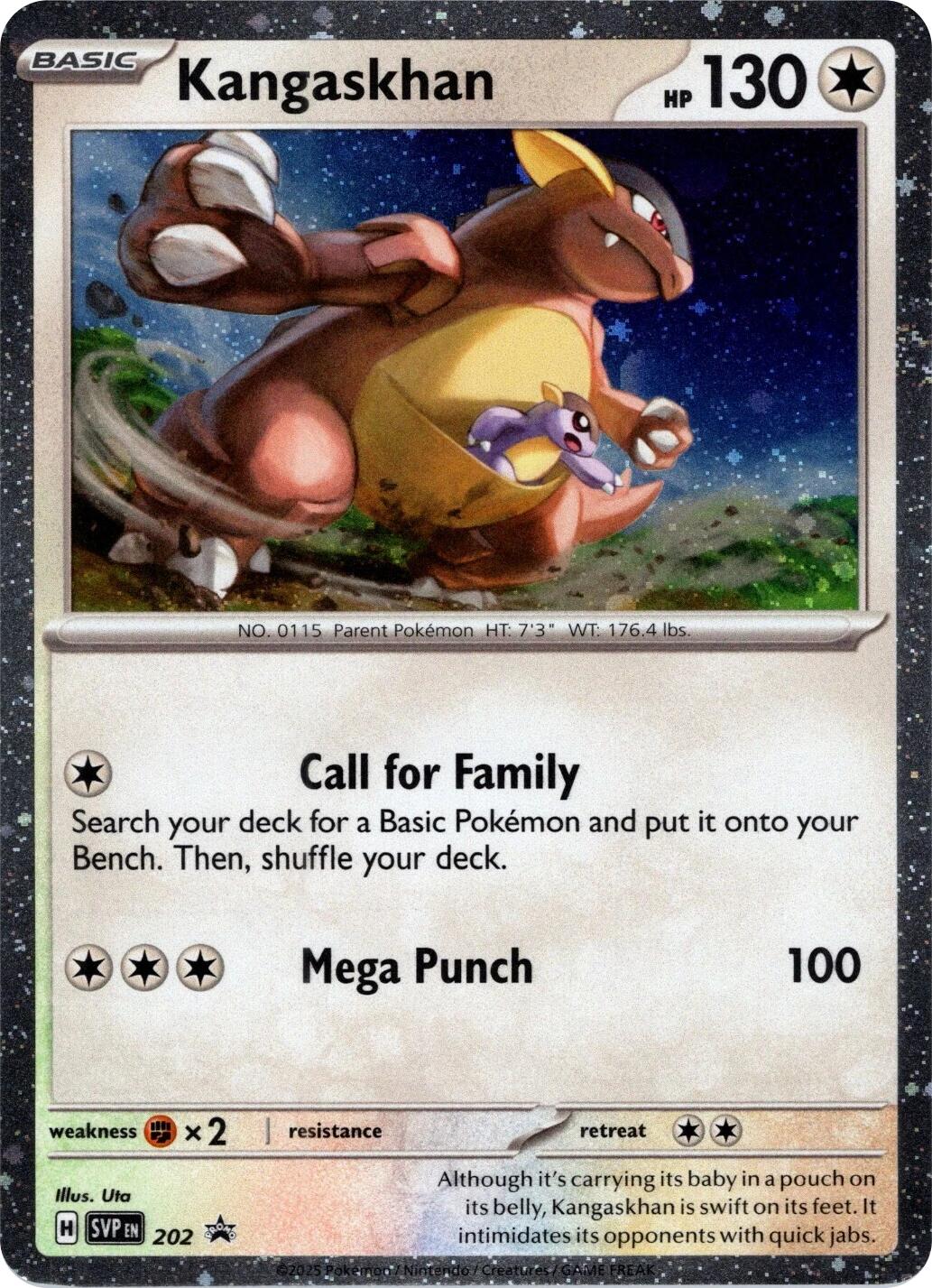 Kangaskhan (202) (Cosmos Holo) [Scarlet & Violet: Black Star Promos] | Card Merchant Takapuna