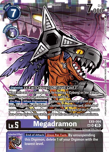 Megadramon [EX9-064] (SP) [Versus Monsters] | Card Merchant Takapuna