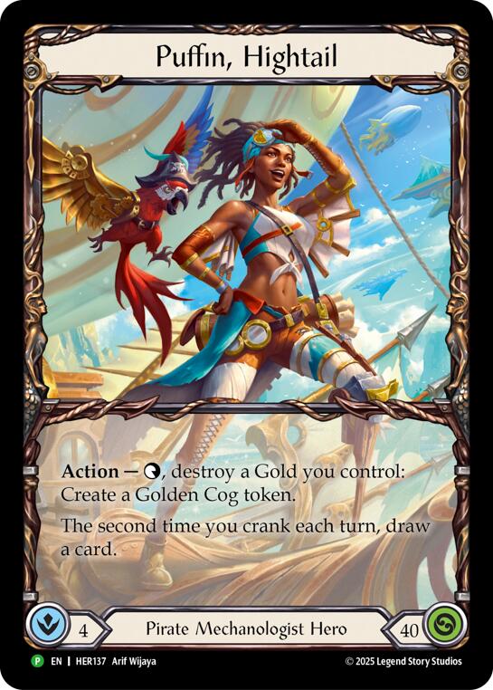 Puffin, Hightail [HER137] (Promo)  Rainbow Foil | Card Merchant Takapuna