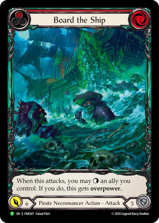Board the Ship [FAB347] (Promo)  Rainbow Foil | Card Merchant Takapuna