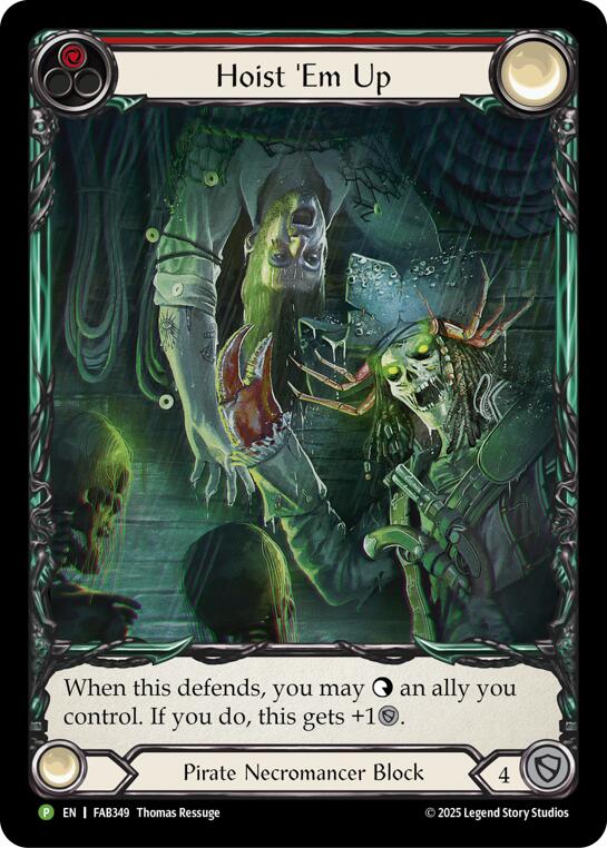 Hoist 'Em Up [FAB349] (Promo)  Rainbow Foil | Card Merchant Takapuna
