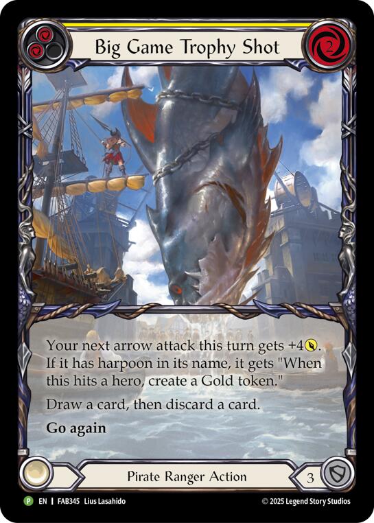 Big Game Trophy Shot [FAB345] (Promo)  Rainbow Foil | Card Merchant Takapuna