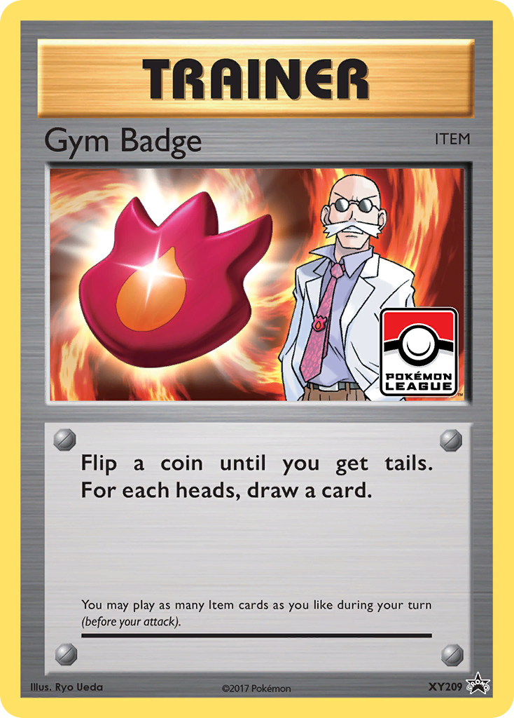 Gym Badge (XY209) (Blaine) [XY: Black Star Promos] | Card Merchant Takapuna