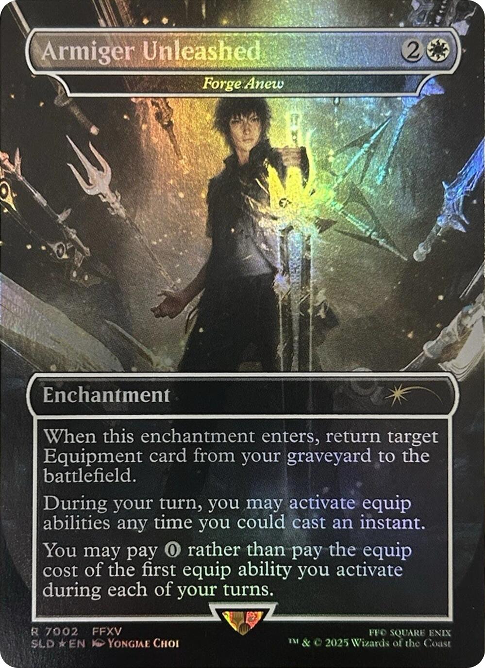 Armiger Unleashed - Forge Anew (Rainbow Foil) [Secret Lair Drop Series] | Card Merchant Takapuna