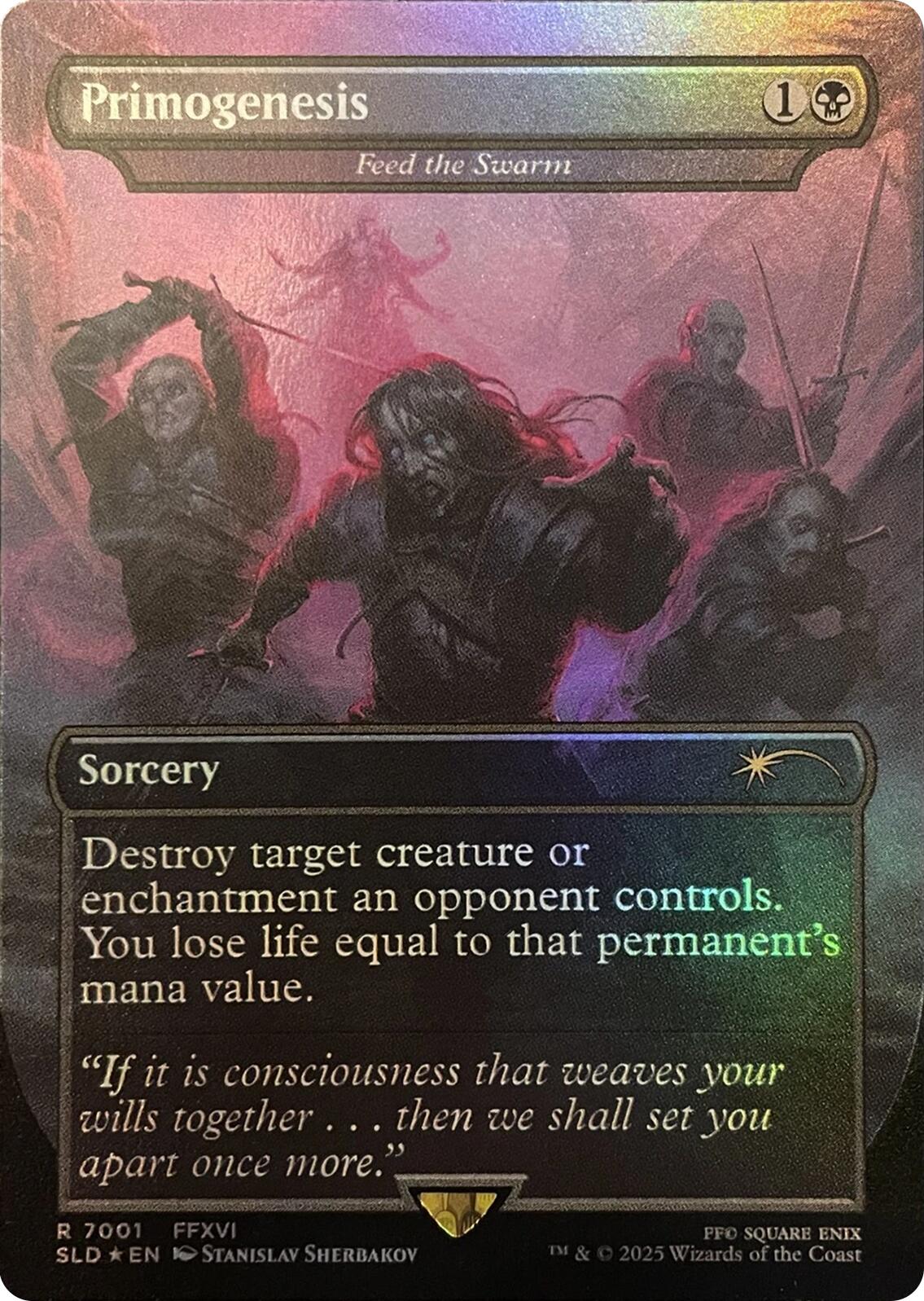 Primogenesis - Feed the Swarm (Rainbow Foil) [Secret Lair Drop Series] | Card Merchant Takapuna