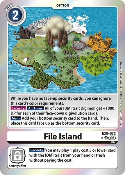 File Island [EX9-072] (Limited Foil) [Versus Monsters] | Card Merchant Takapuna
