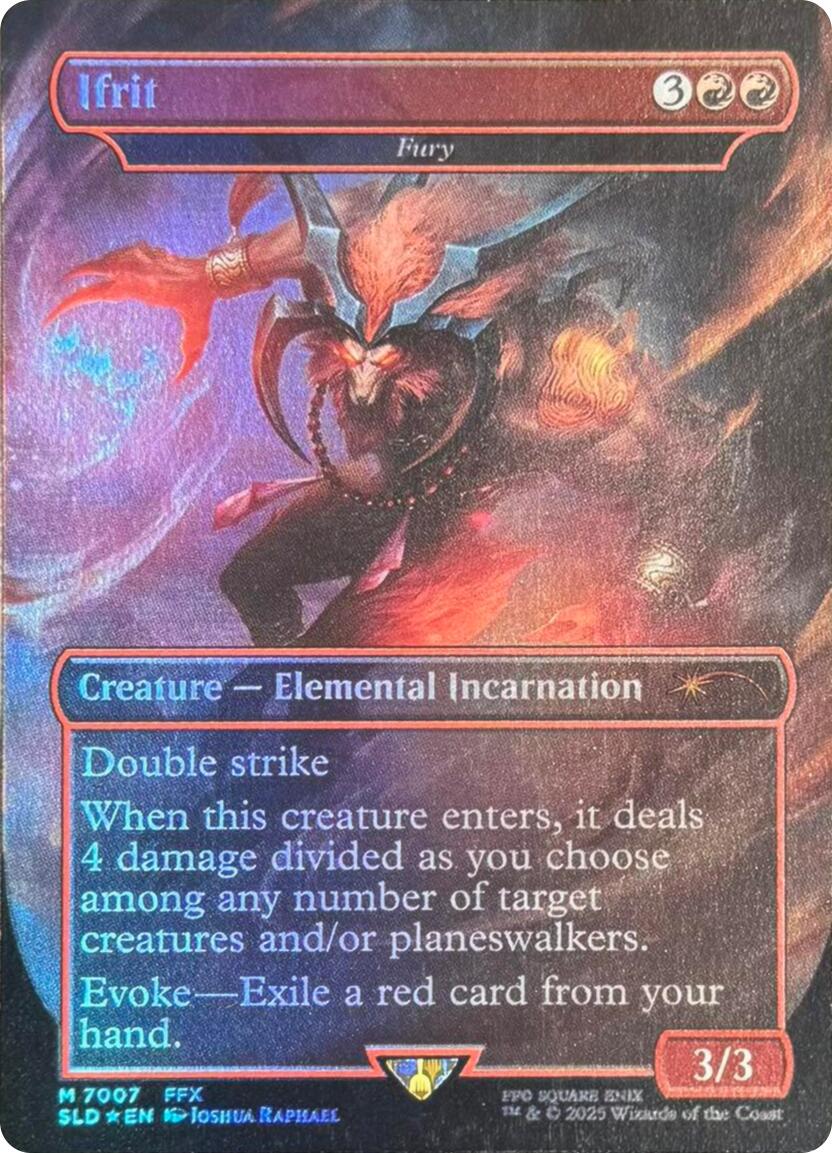 Ifrit - Fury (Rainbow Foil) [Secret Lair Drop Series] | Card Merchant Takapuna