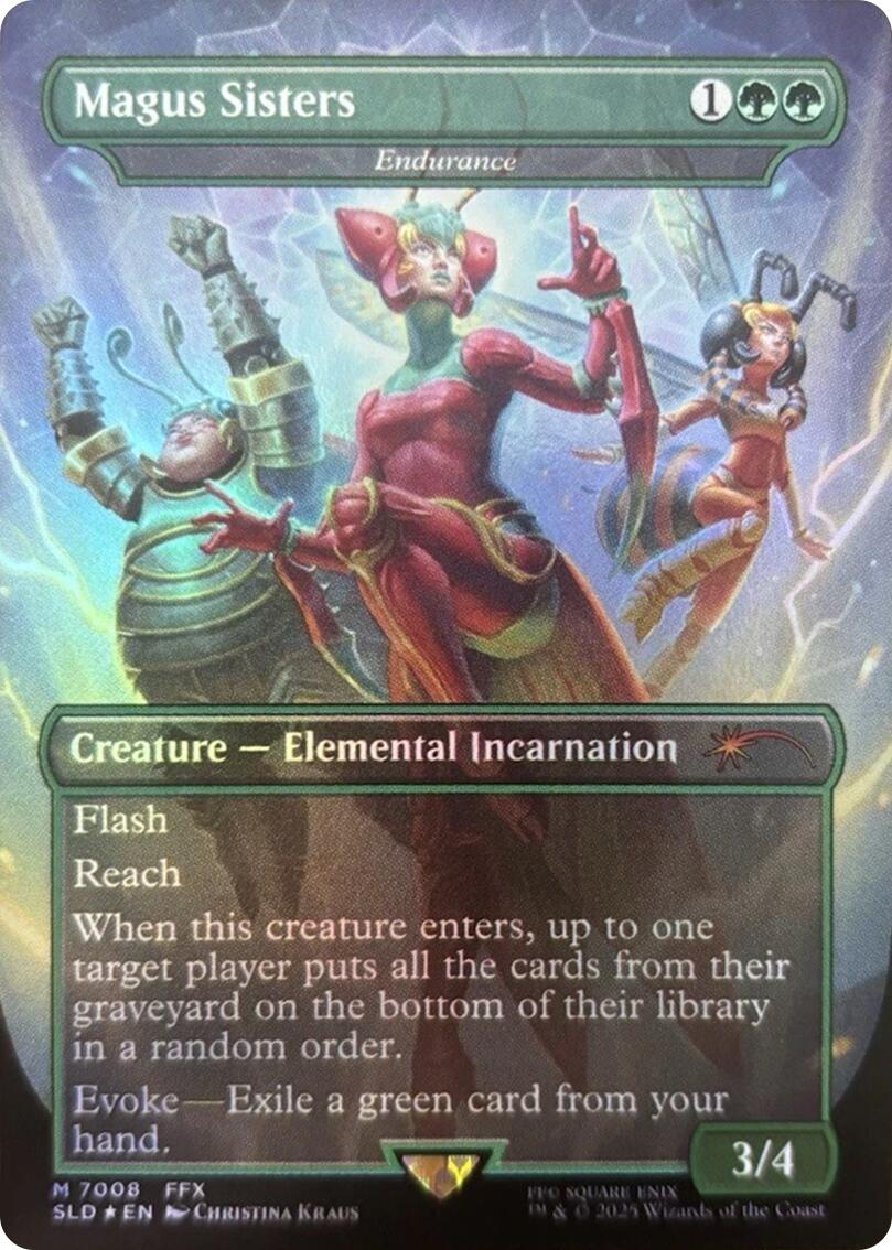 Magus Sisters - Endurance (Rainbow Foil) [Secret Lair Drop Series] | Card Merchant Takapuna