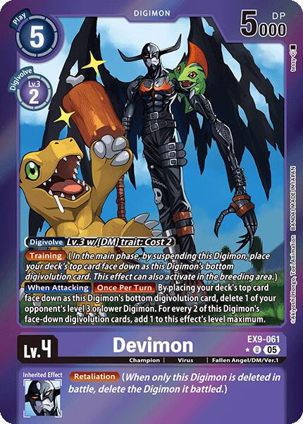 Devimon [EX9-061] (Limited Foil) [Versus Monsters] | Card Merchant Takapuna