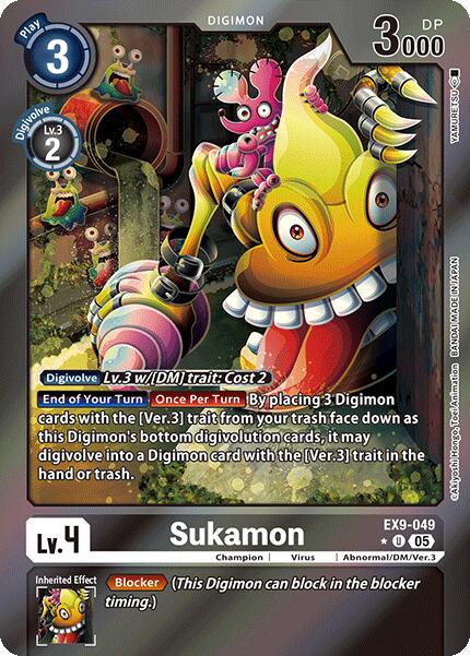 Sukamon [EX9-049] (Limited Foil) [Versus Monsters] | Card Merchant Takapuna