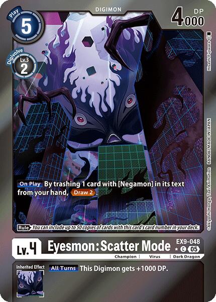 Eyesmon: Scatter Mode [EX9-048] (Limited Foil) [Versus Monsters] | Card Merchant Takapuna
