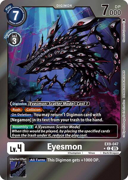 Eyesmon [EX9-047] (Limited Foil) [Versus Monsters] | Card Merchant Takapuna