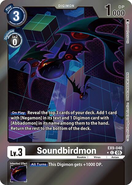 Soundbirdmon [EX9-046] (Limited Foil) [Versus Monsters] | Card Merchant Takapuna